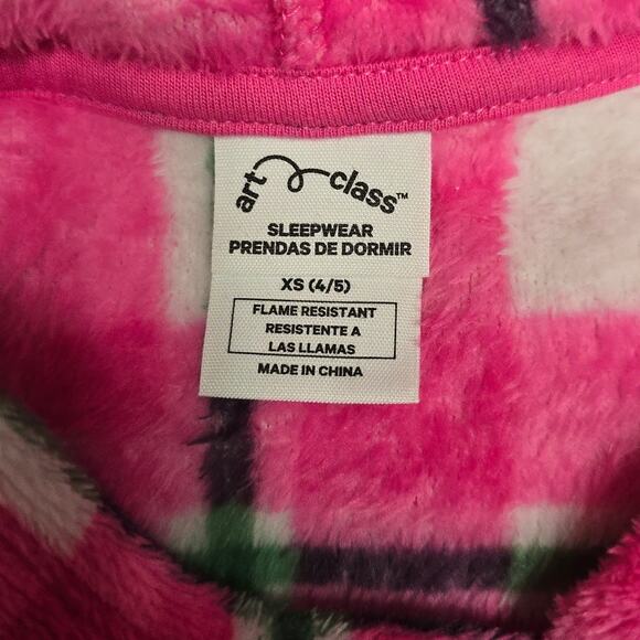 Girls' Hooded Shearling Gown | Art Class | X Small (4/5) - Picture 8 of 11